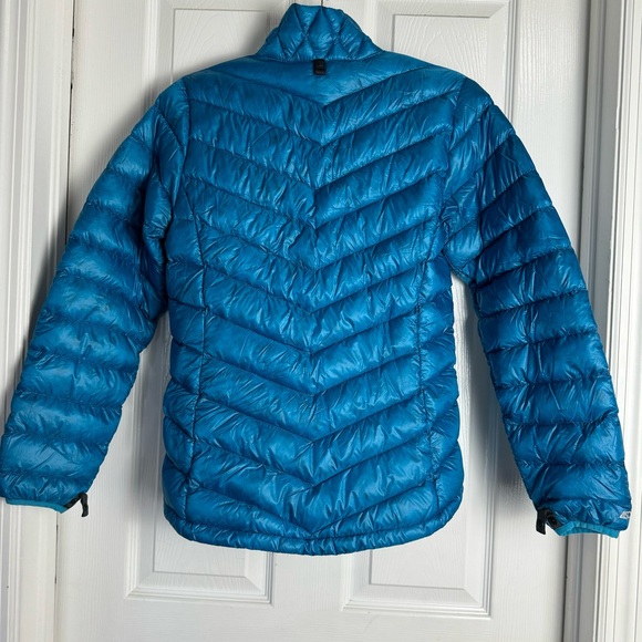 Eastern Mountain Sports Womens Zip Up Quilted Down Jacket in Blue - Picture 5 of 8